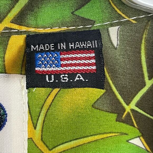 Vtg Hawaiian Islands USA Button Up Short Sleeve Parrot Magnum PI Shirt‎ Size 4X - Picture 6 of 8